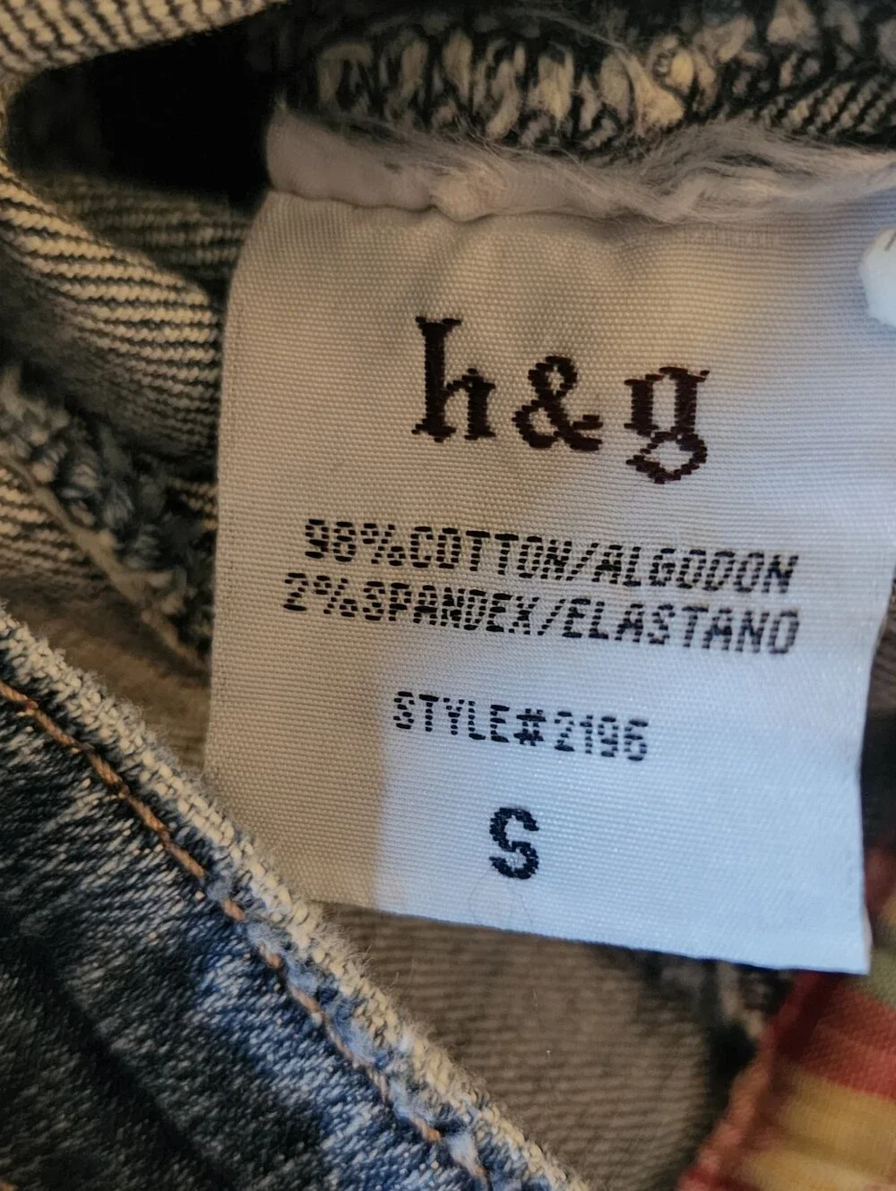 Vintage H&G Girls Western Embellished Denim Jacket Size S